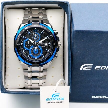 Casio Edifice Chronograph Silver Blue